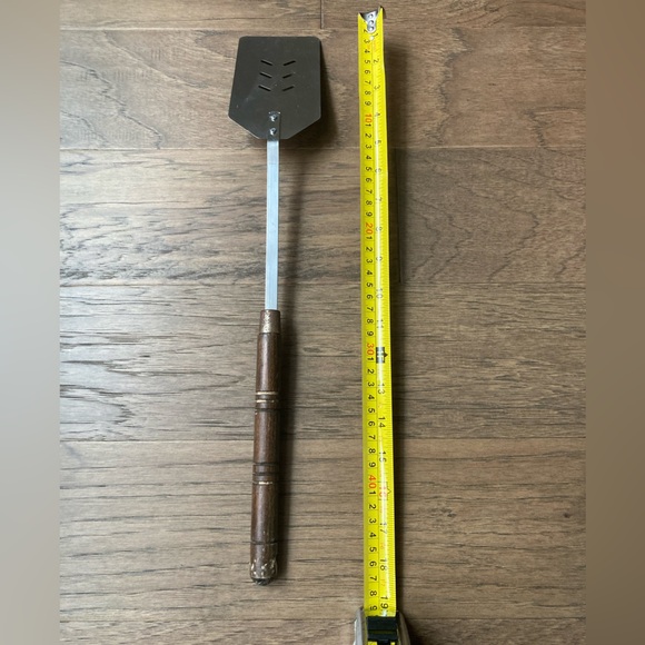 Vintage Stainless Steel Spatula with Wooden Handle - Picture 3 of 9